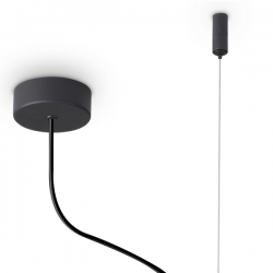 MINOR SP4 CZARNA LAMPA WISZĄCA  235455 Ideal-Lux